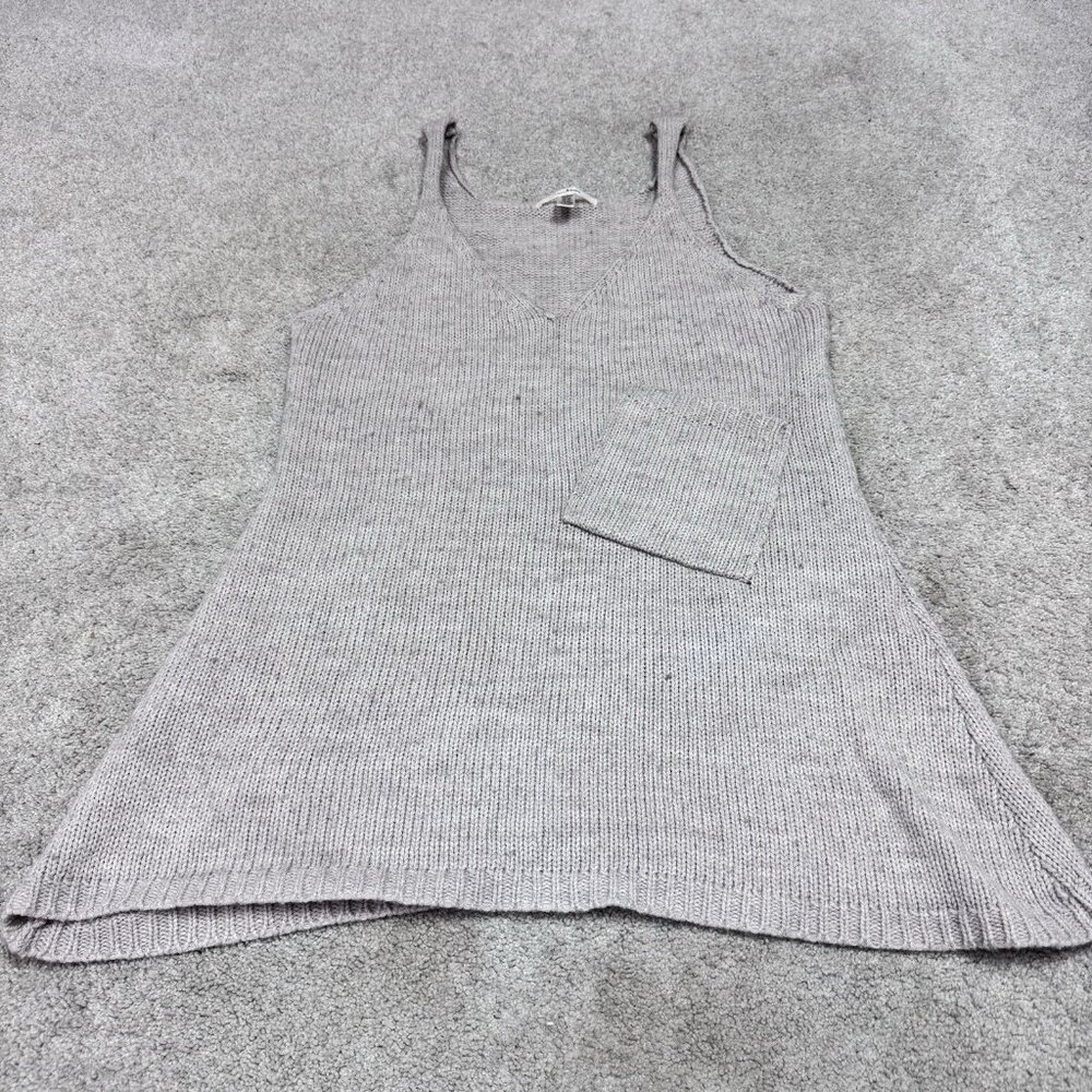 Trinity Top Beige Knit Sleeveless Women’s Size Medium Wool Blend